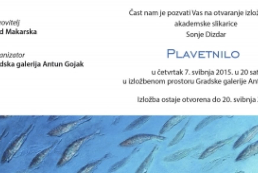 Izložba slika “PLAVETNILO”
